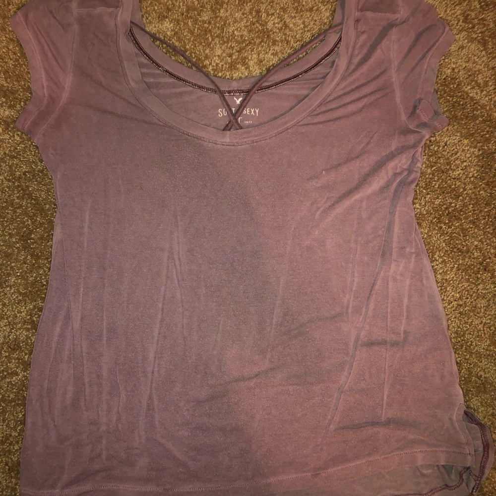 American eagle soft and sexy cross tee